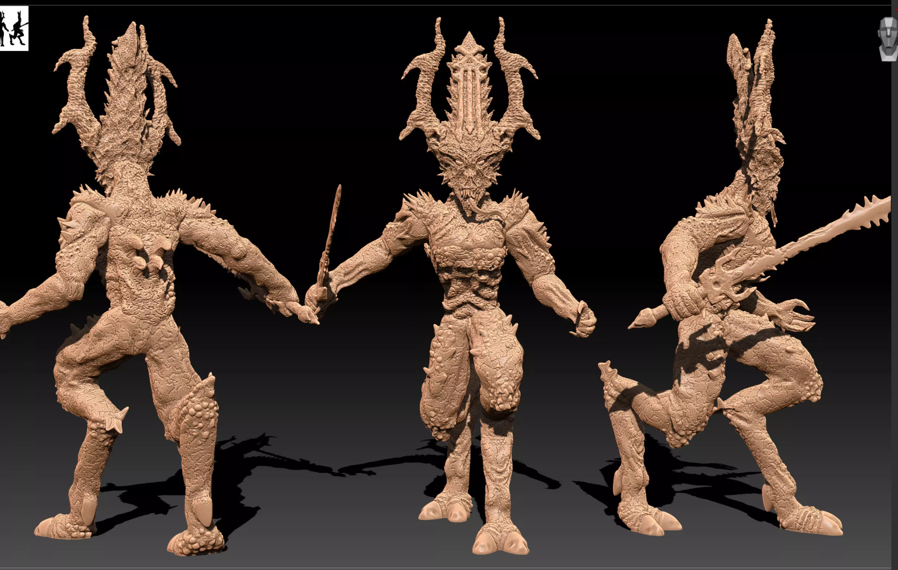 Demon Bloodletter 3D print model_0
