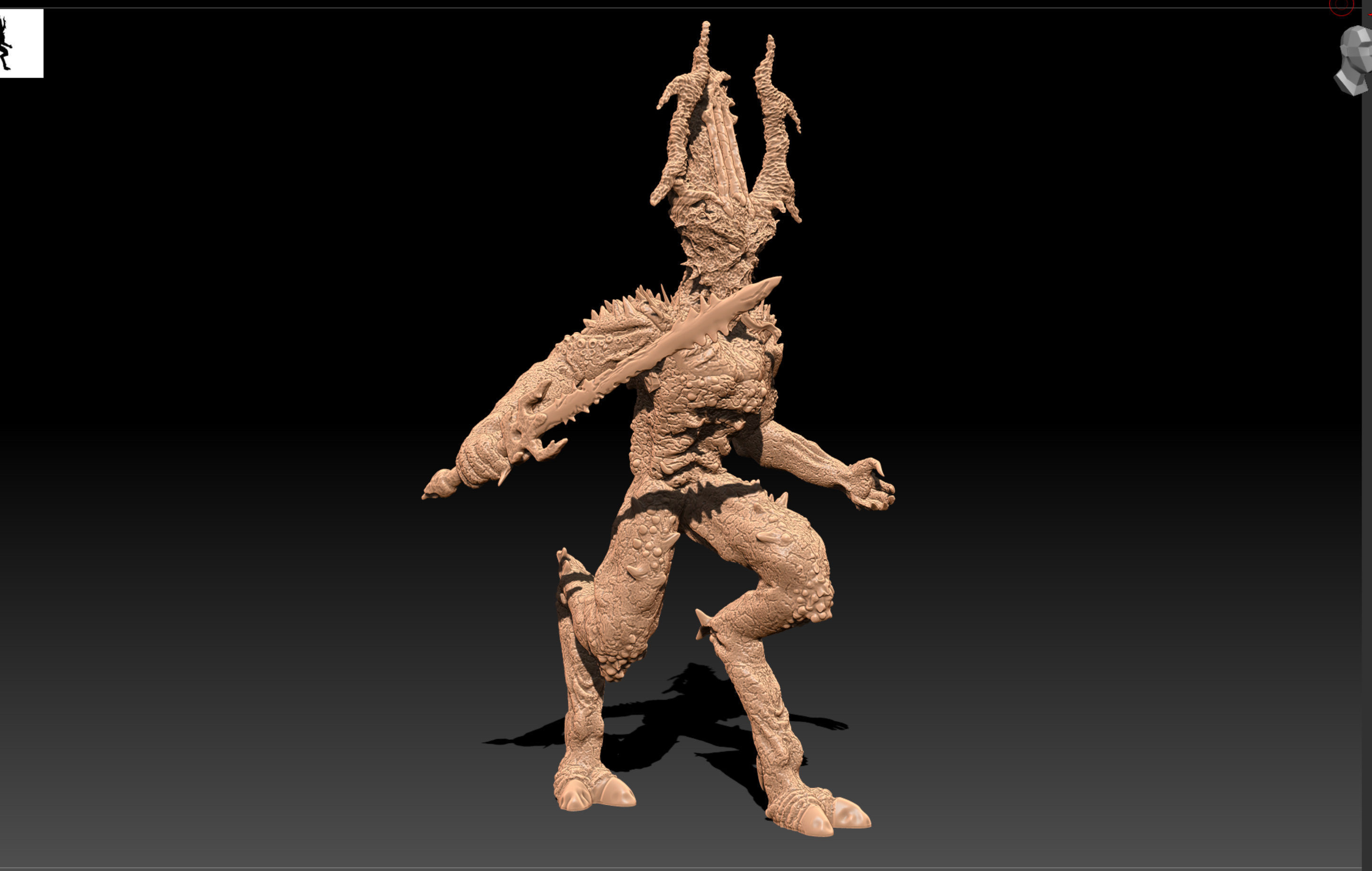 Demon Bloodletter 3D print model_9