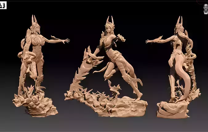 Bleach Tier Harribel 3D print model