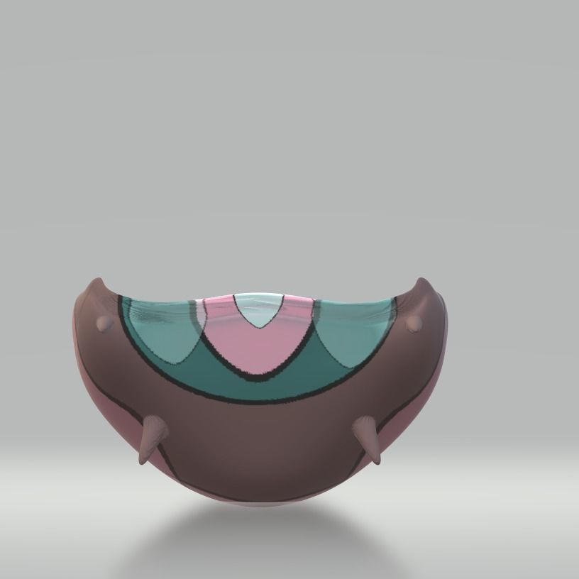  60s style BUBBLE SOFA  3D model_3