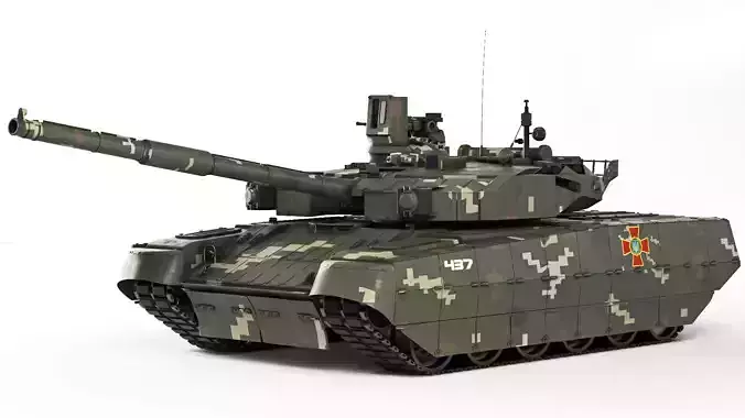 Tank T-84 Oplot-M 2010 3D model