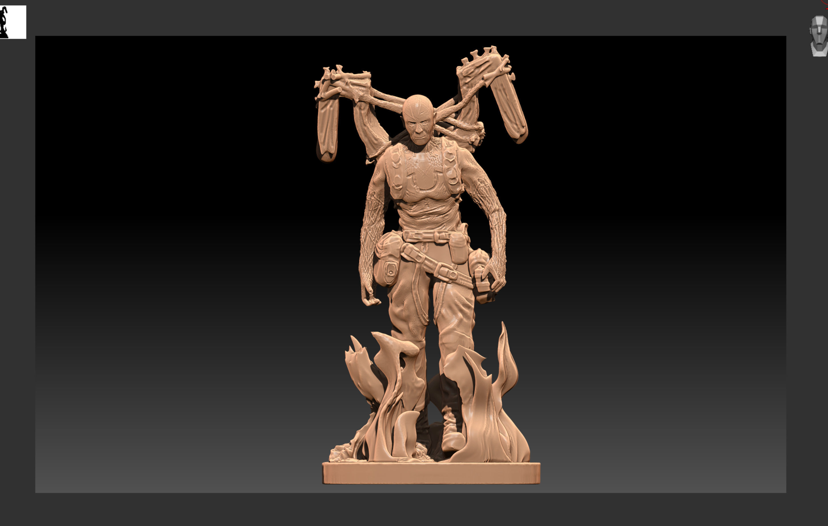 Outriders Moloch 3D print model_1