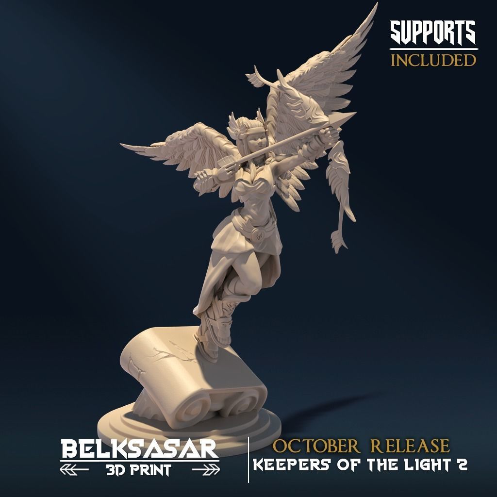 Watcher of Justice A Nude and Normal 3D print model_2