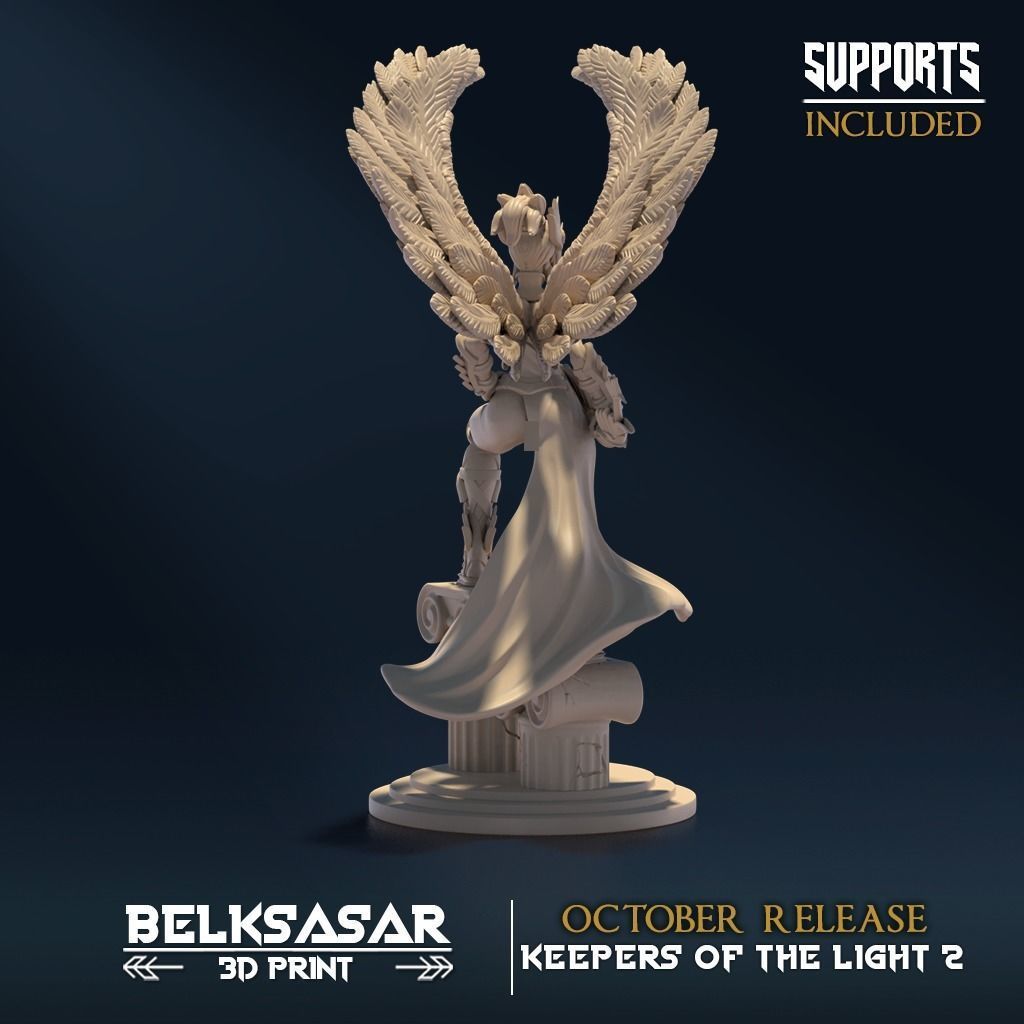 Watcher of Justice B Nude 3D print model_2