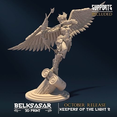 Watcher of Justice C 3D print model