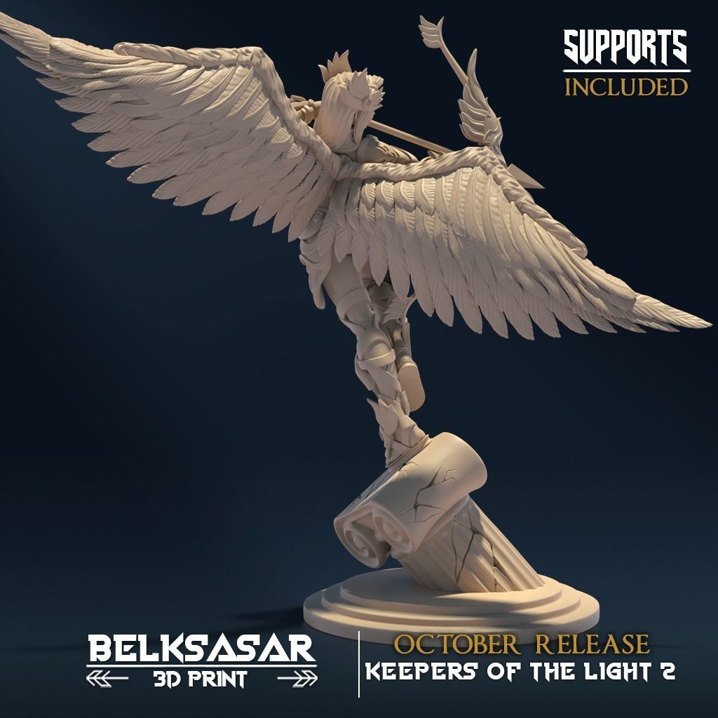 Watcher of Justice C Nude and Normal 3D print model_3