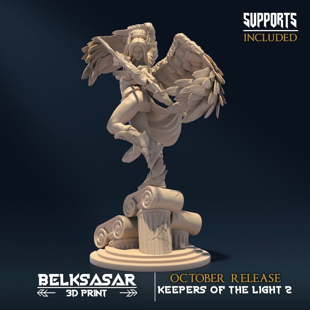 Watcher of Justice D Nude and Normal 3D print model_1