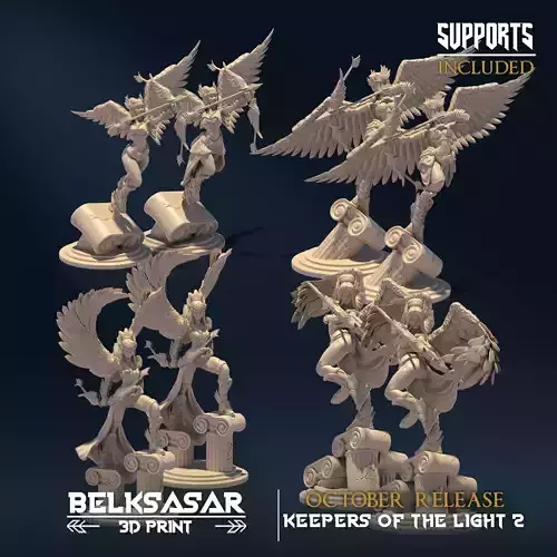 Watcher of Justice Nude and Normal Set x8