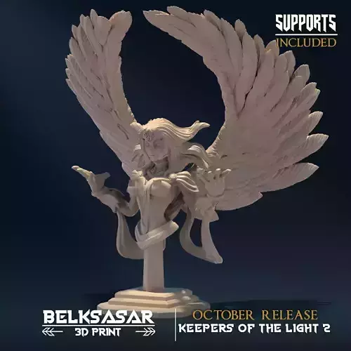 Bust Oracle Topless - Angel Wings and No Wings