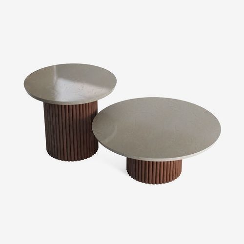 Coffee Tables Low-poly 3D model