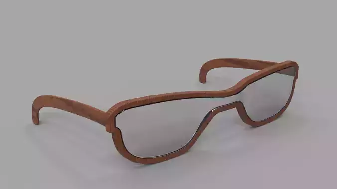 Glasses M pair of wooden sunglasses