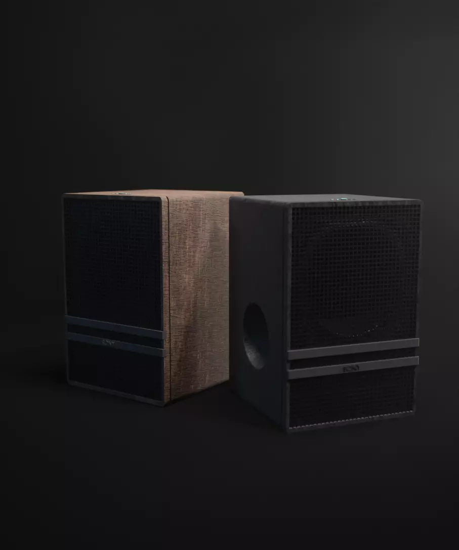 Speaker With two Variant Textures Free 3D model