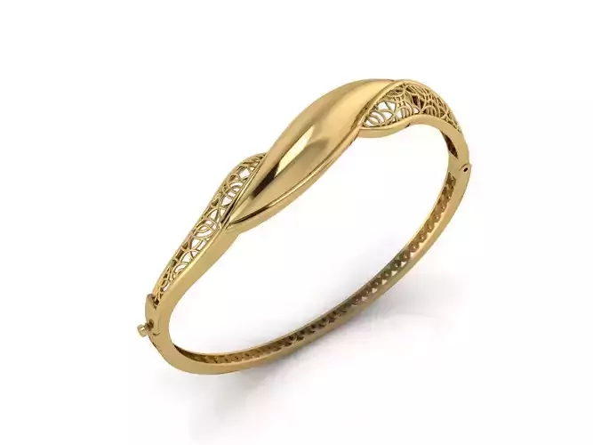 Womens Bracelets Bangles 3DM STL OBJ With Details 