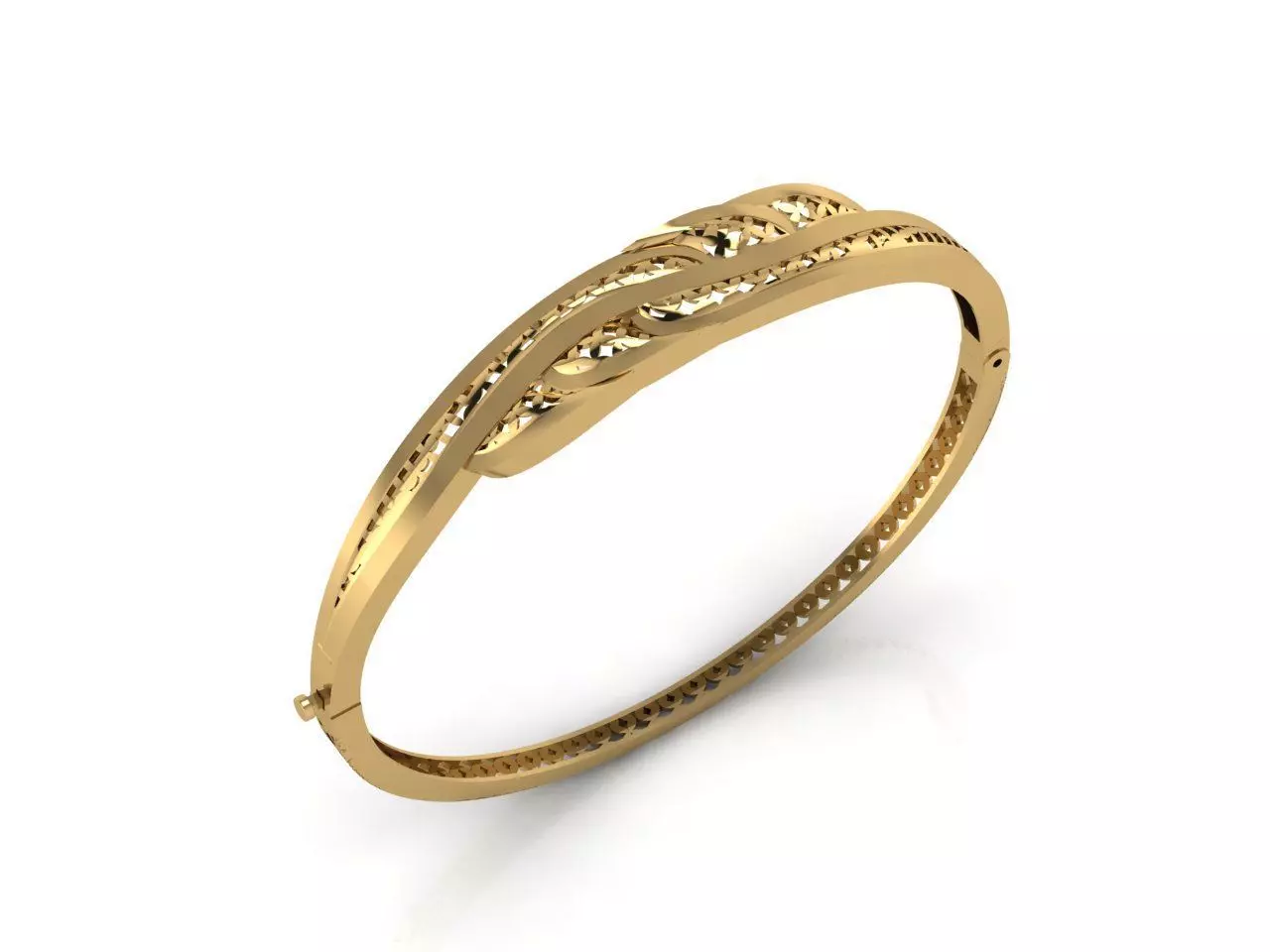 Womens Bracelets Bangles 3DM STL OBJ With Details  3D print model_0