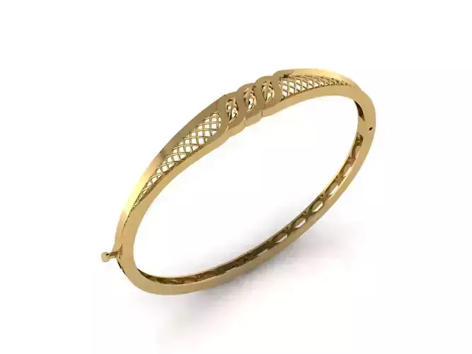 Womens Bracelets Bangles 3DM STL OBJ With Details 