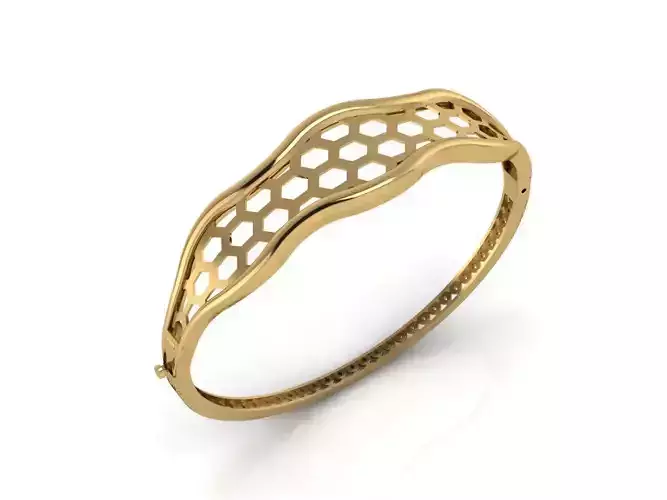 Womens Bracelets Bangles 3DM STL OBJ With Details 