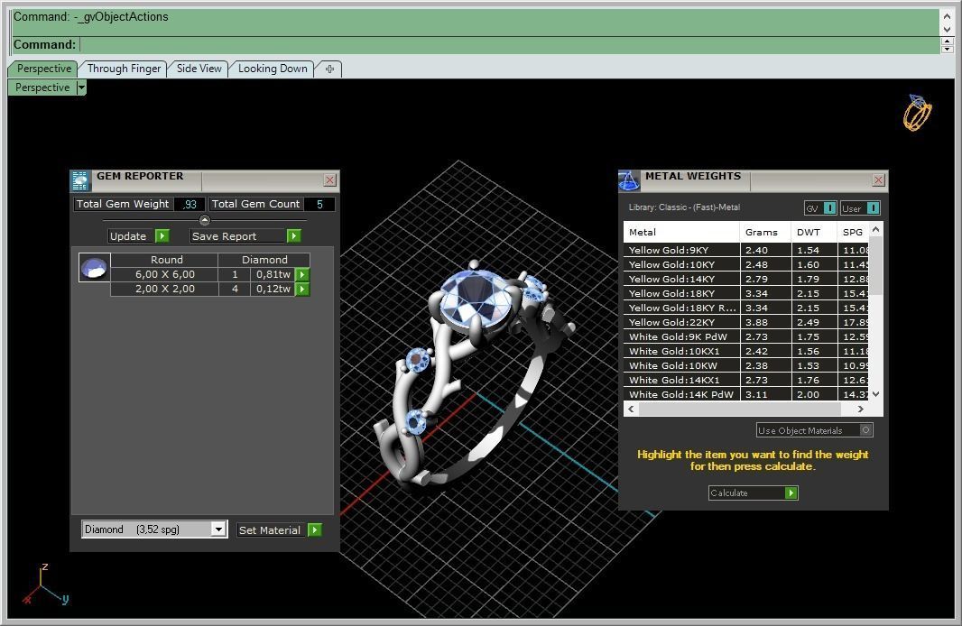 rings with diamonds  0073 3D print model_11