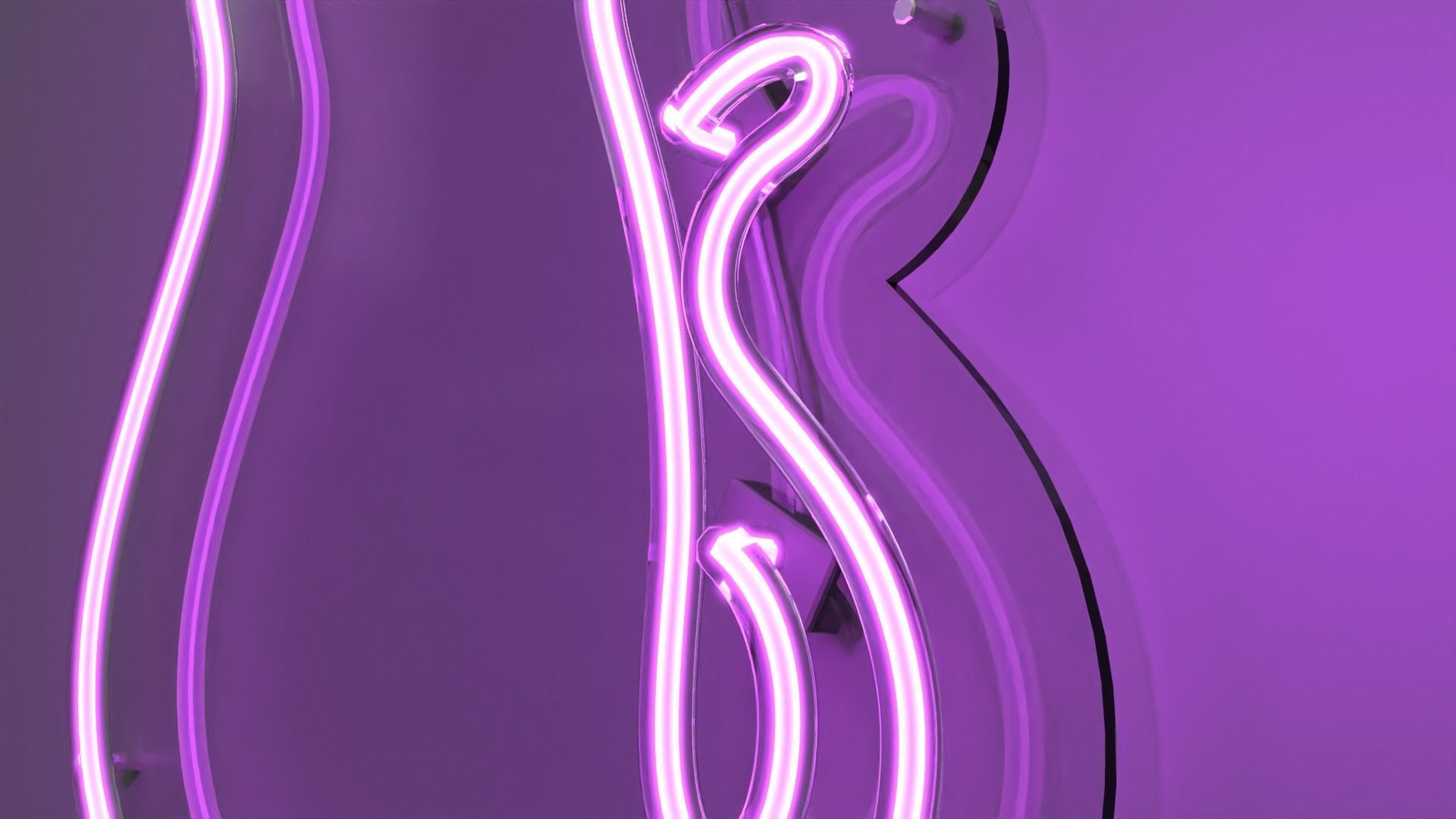 Cat 1 - Neon Sign 3D model_2