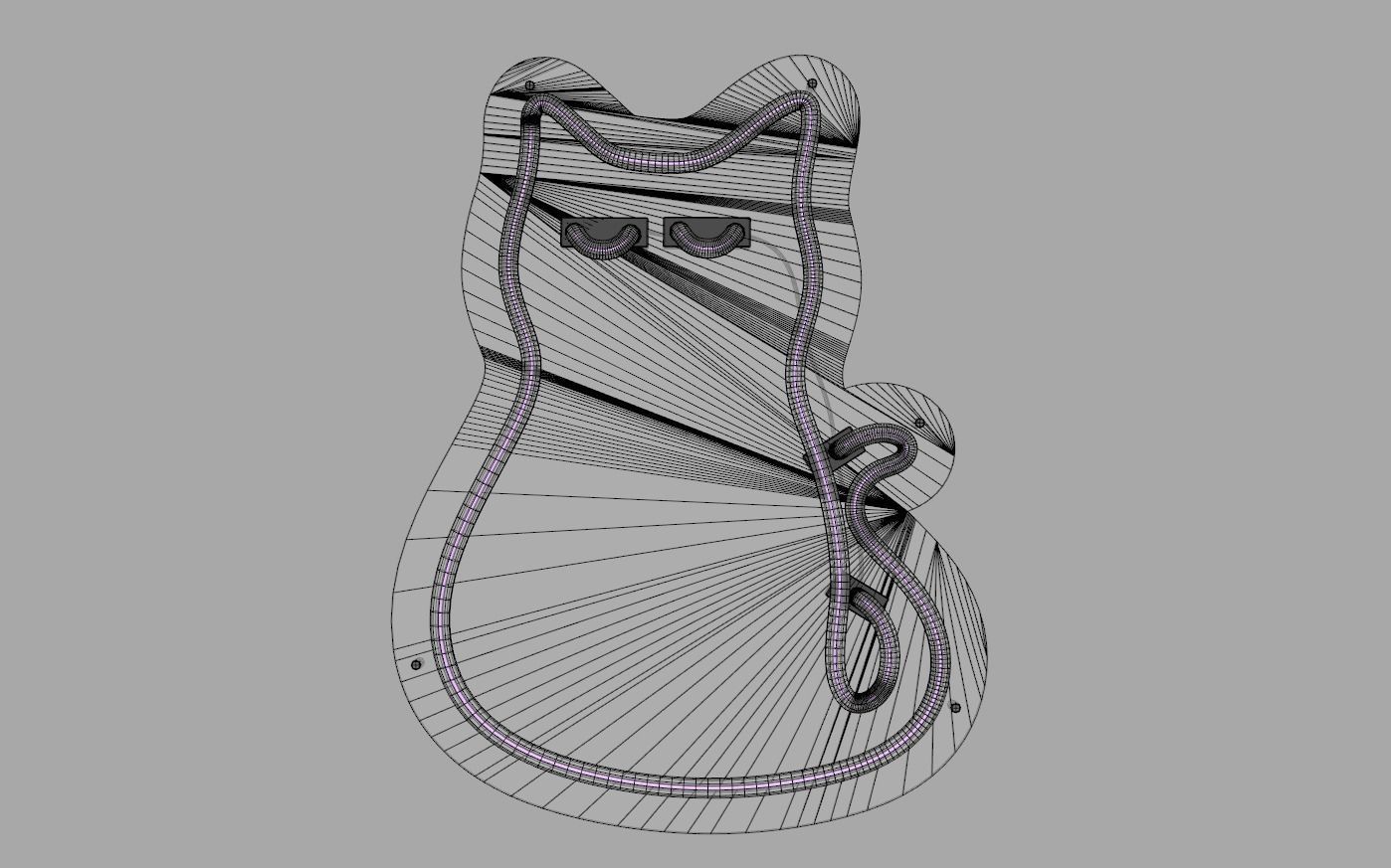 Cat 1 - Neon Sign 3D model_5