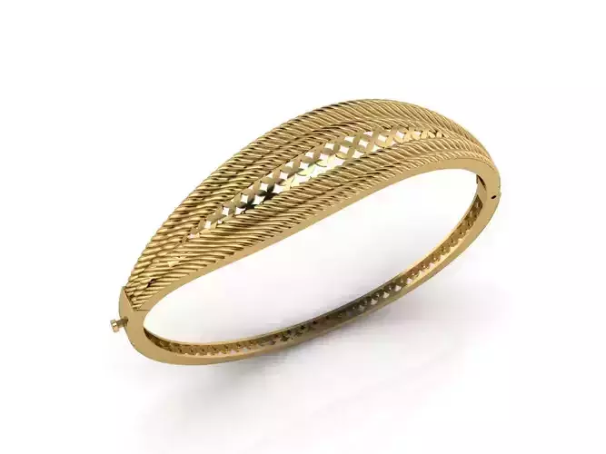 Womens Bracelets Bangles 3DM STL OBJ With Details 