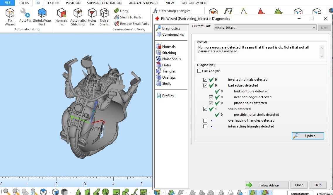 Viking rocker bikers man ring 3D print model_6