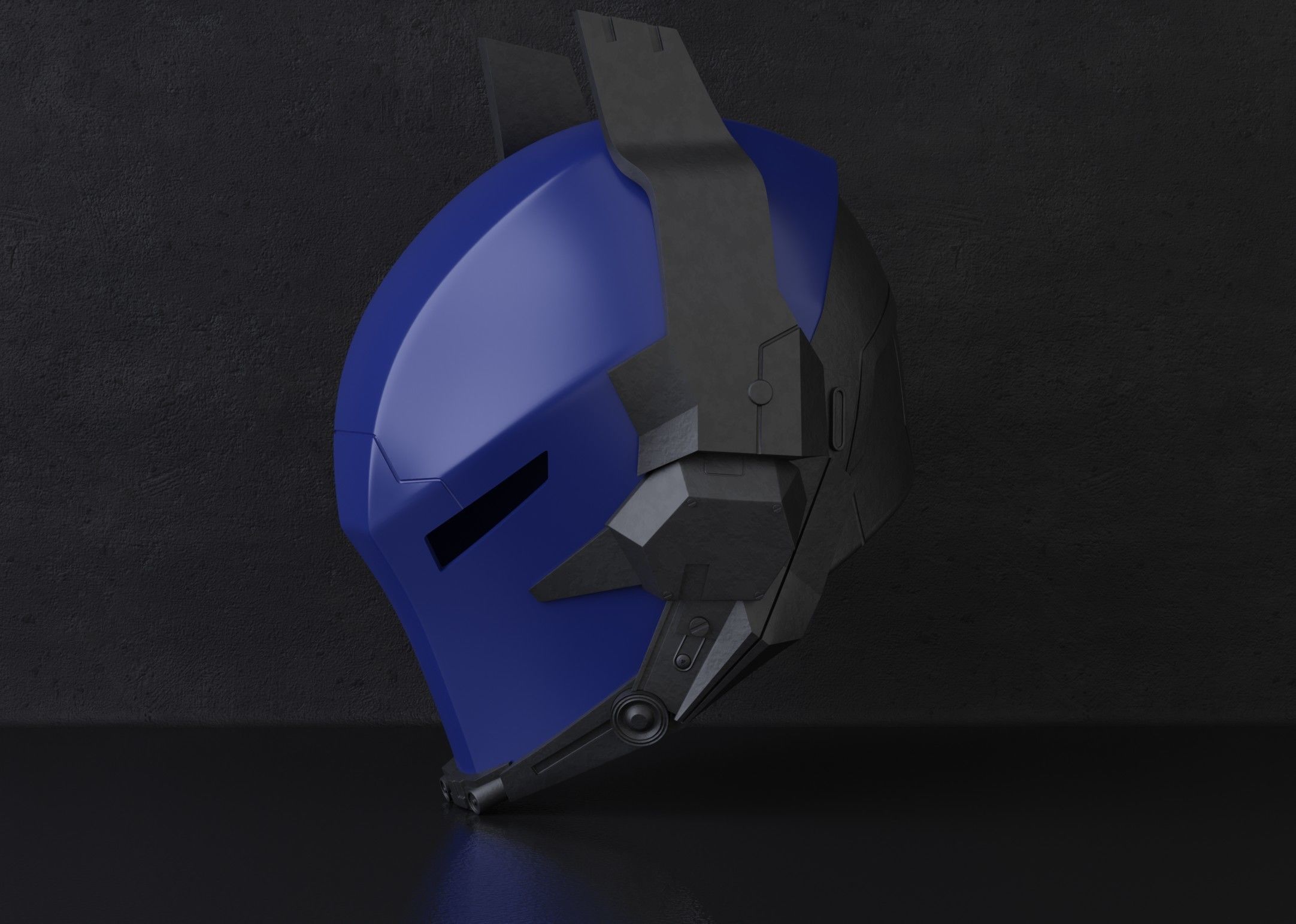 Arkham Knight Helmet 3D print model_1