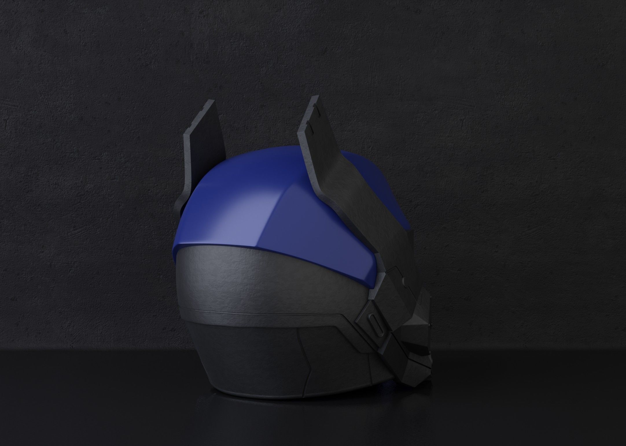 Arkham Knight Helmet 3D print model_2