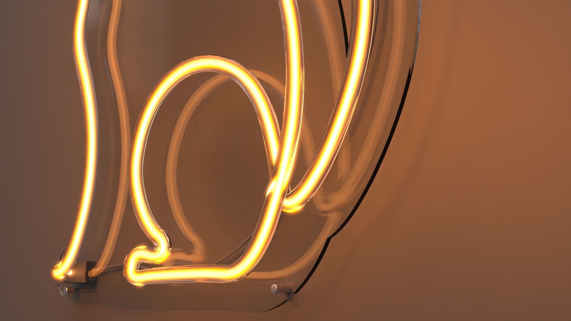 Cat 2 - Neon Sign 3D model_2