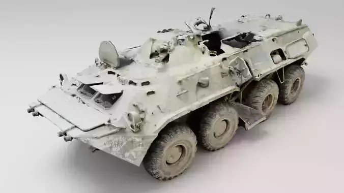 Russian BTR-82A destroyed by Ukrainian army