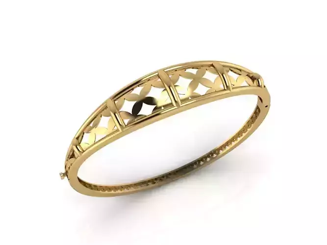 Womens Bracelets Bangles 3DM STL OBJ With Details 