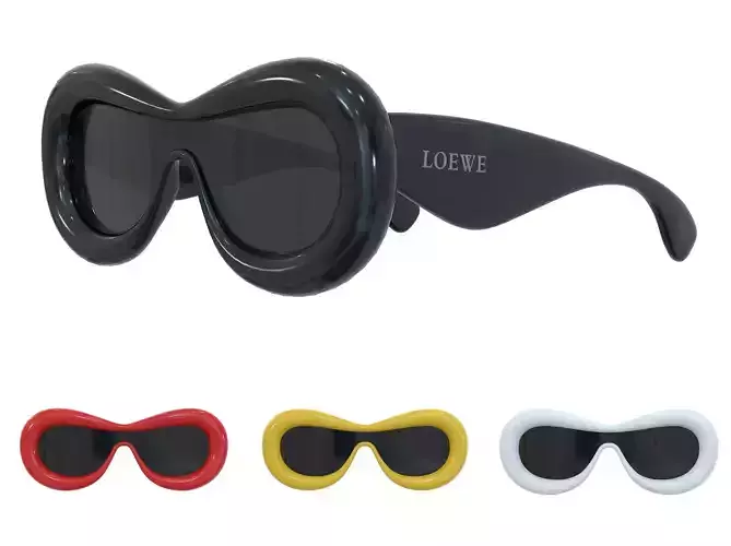 Loewe Inflated Mask Sunglasses