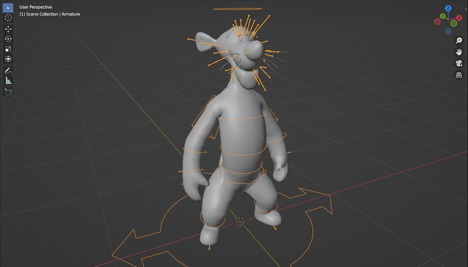 Winnie the pooh - Tigger rigged 3D model_6