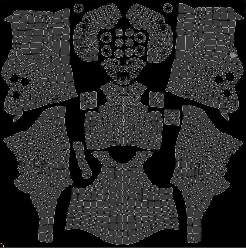 Sci-Fi monster creature Game-ready Free low-poly 3D model_10