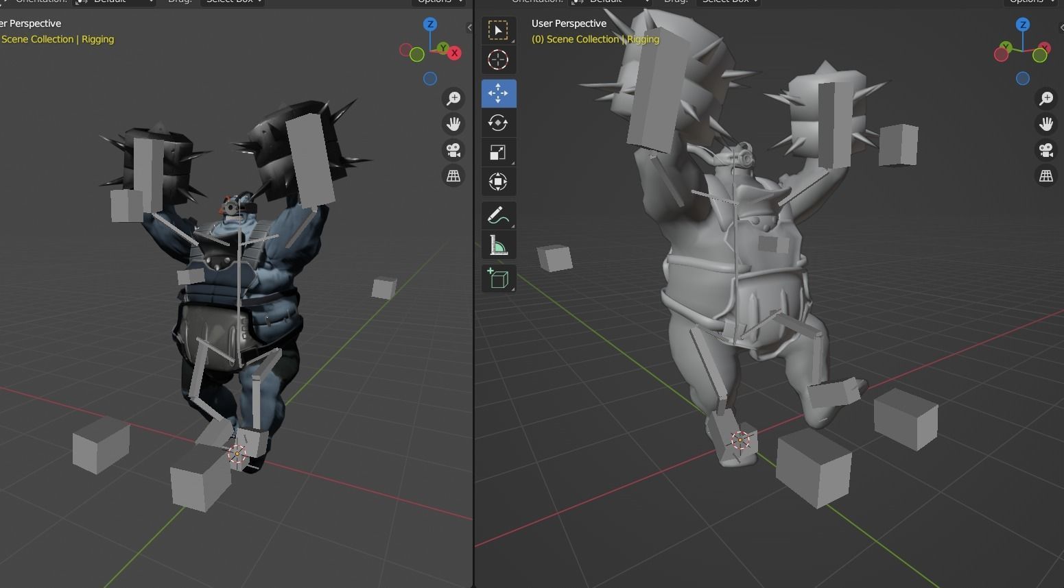 Sci-Fi monster creature Game-ready Free low-poly 3D model_9