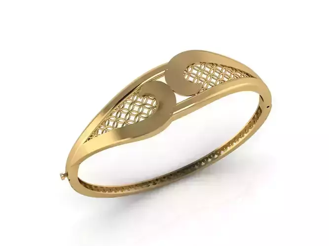 Womens Bracelets Bangles 3DM STL OBJ With Details 