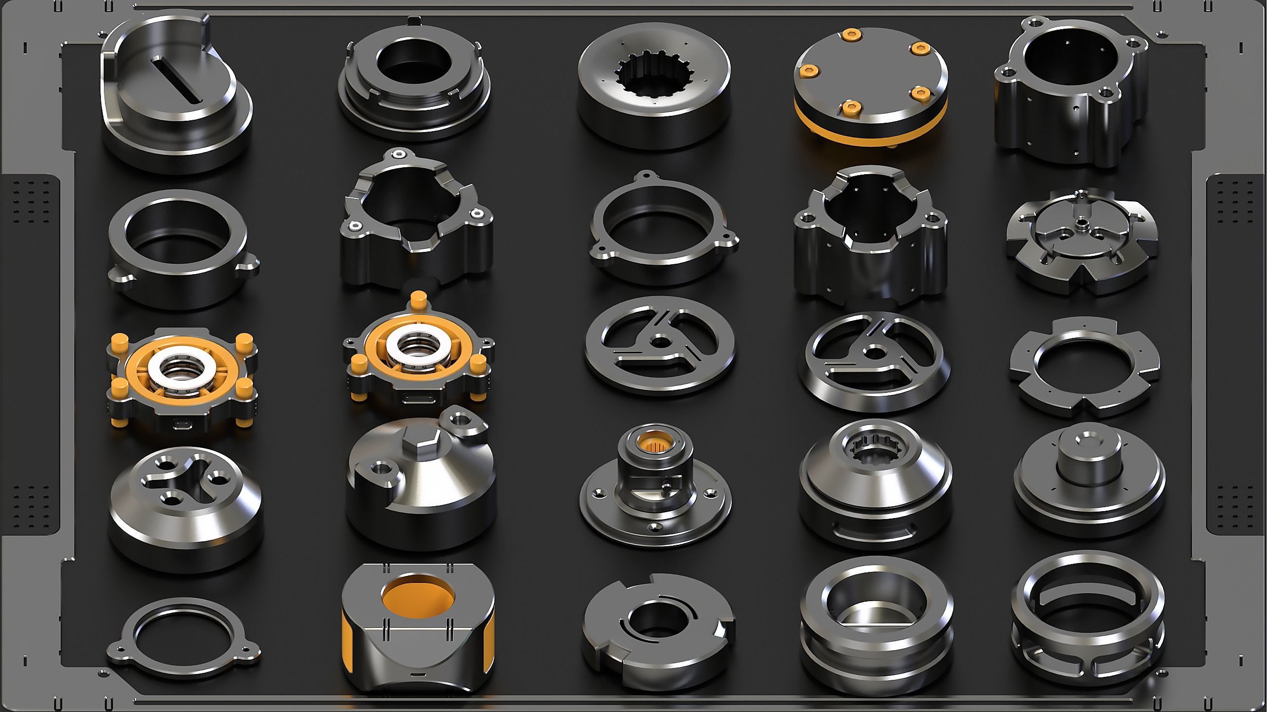 Hard Surface KitBash Vol 7 420 DETAILS 3D model_21