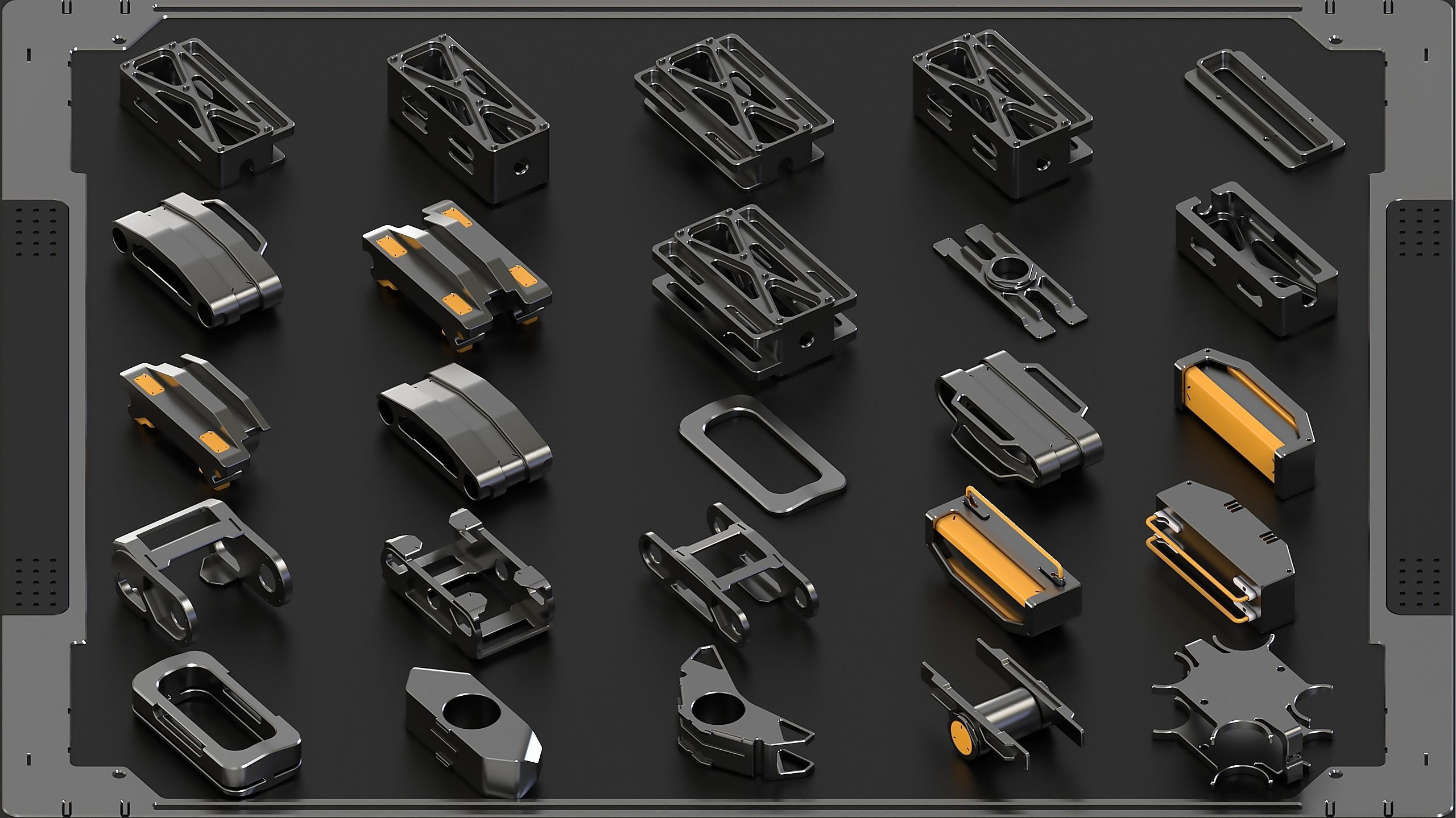 Hard Surface KitBash Vol 7 420 DETAILS 3D model_14