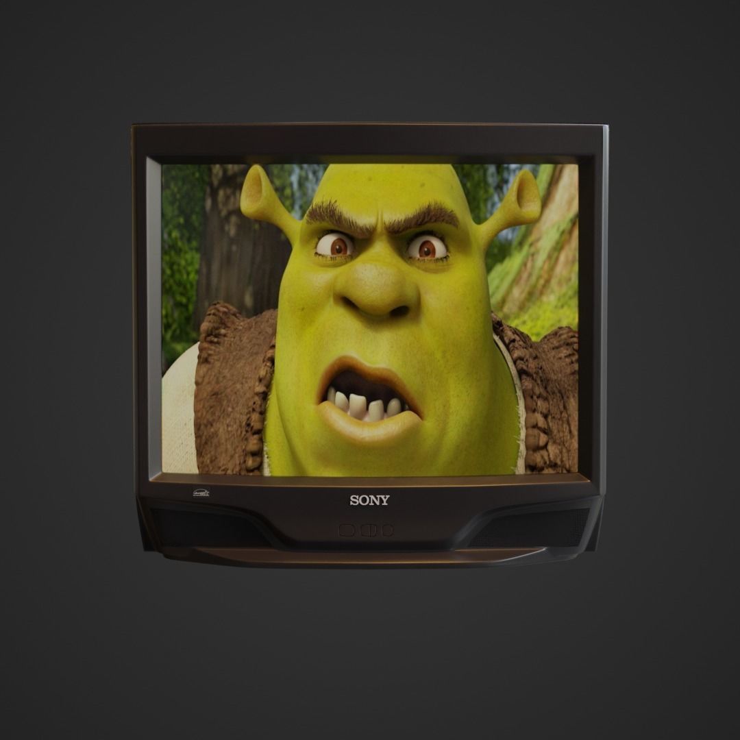 Sony Trinitron KV27S42 3D model rigged CGTrader