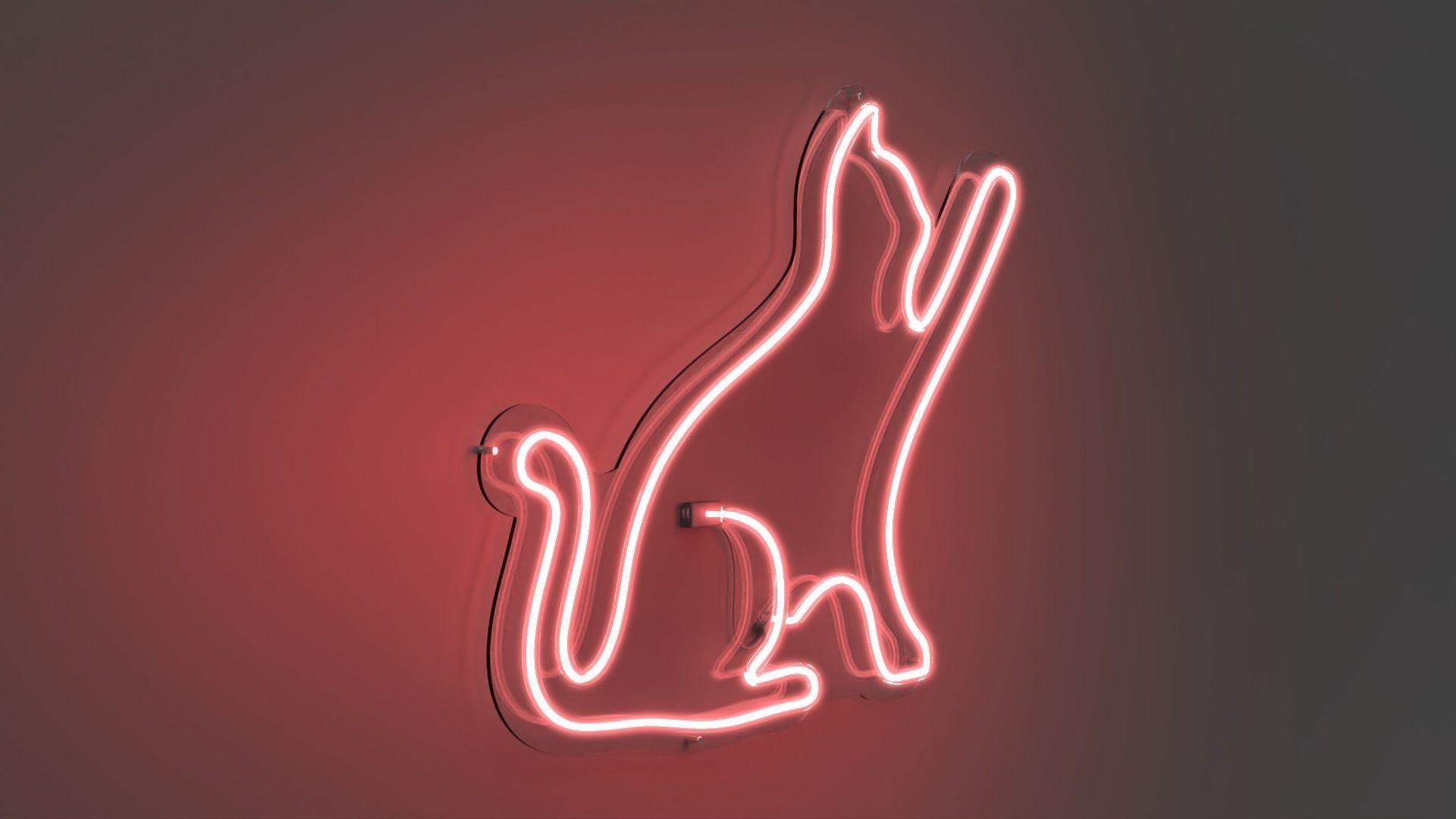 Cat 3 - Neon Sign 3D model_4