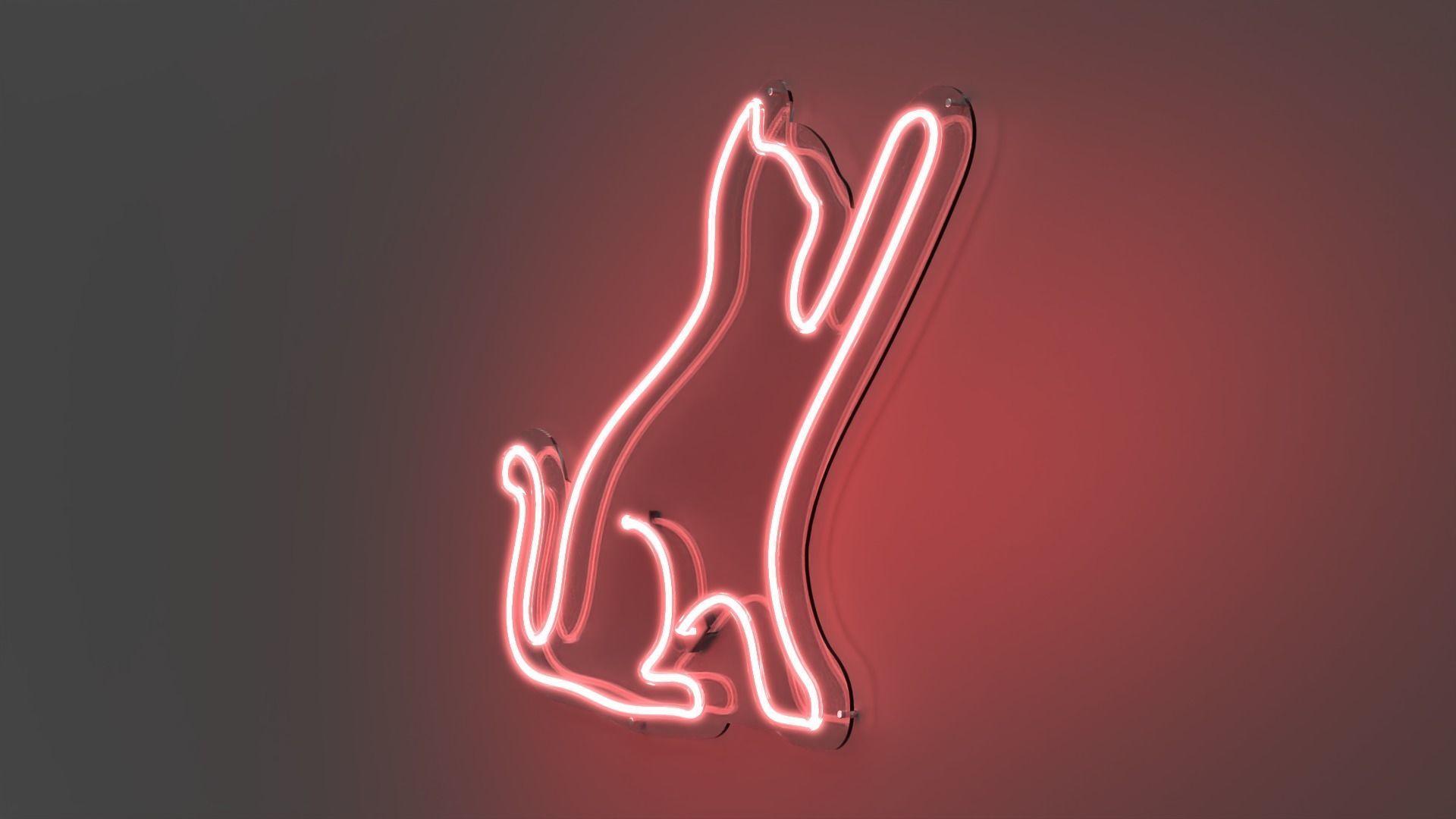 Cat 3 - Neon Sign 3D model_3
