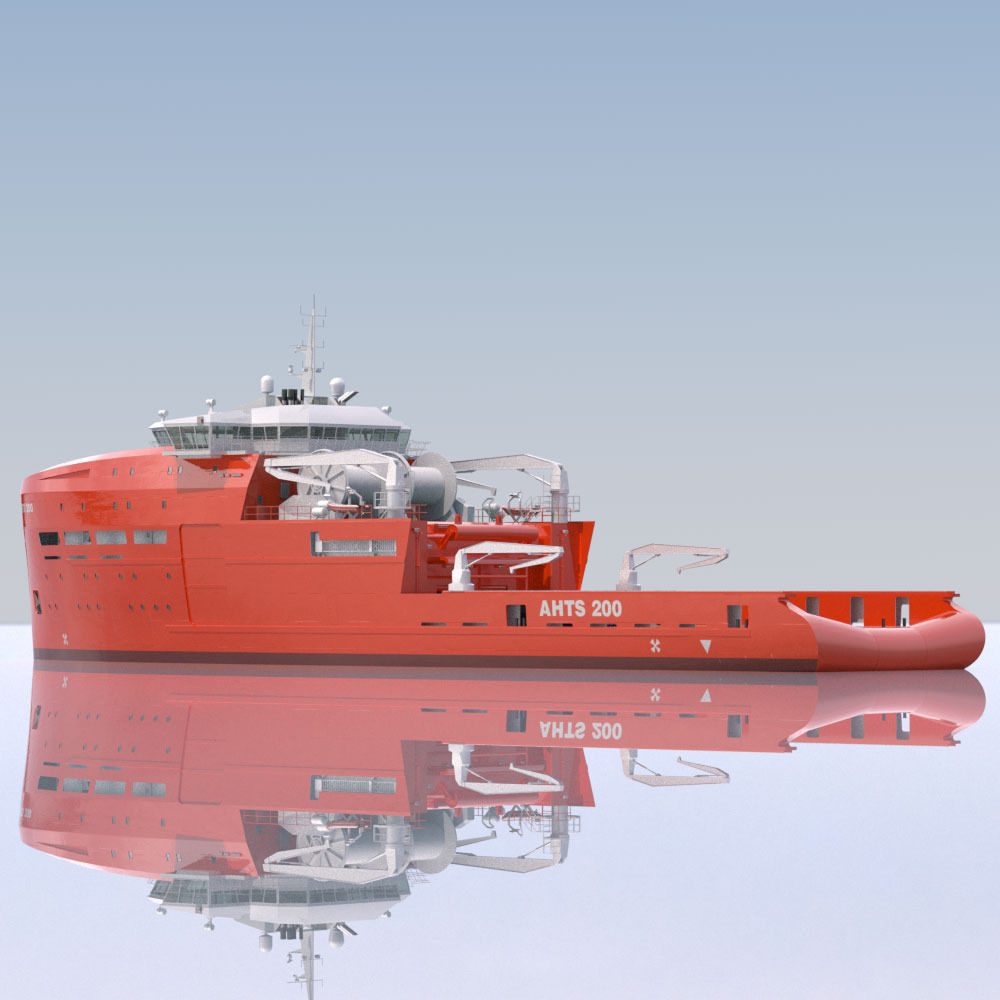 Anchor Handling Tug Supply 3D model_5