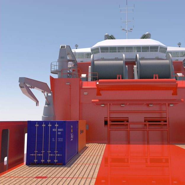 Anchor Handling Tug Supply 3D model_13