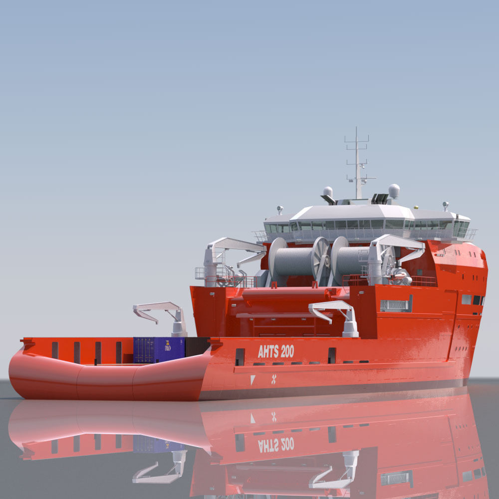 Anchor Handling Tug Supply 3D model_6
