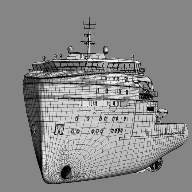 Anchor Handling Tug Supply 3D model_7