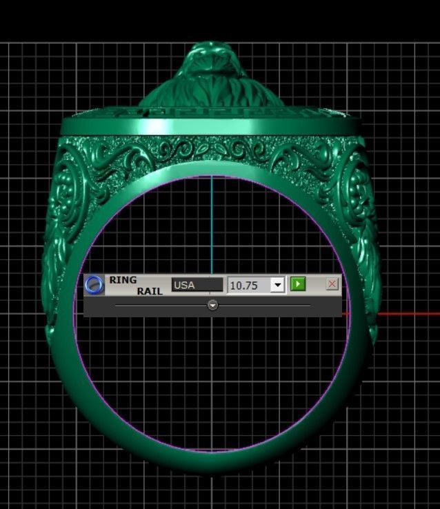 Lion Ring 3D print model_11
