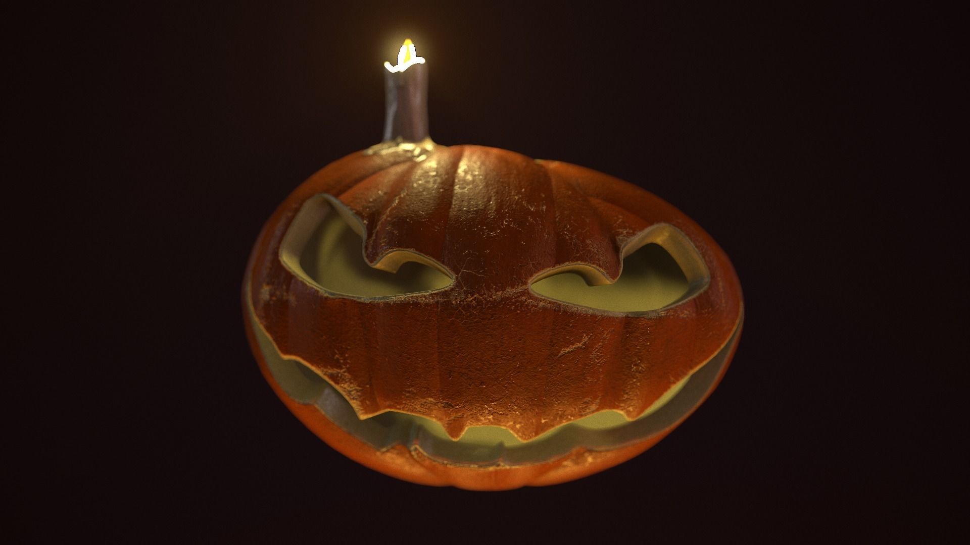 Halloween Pumpkin 3D model_6