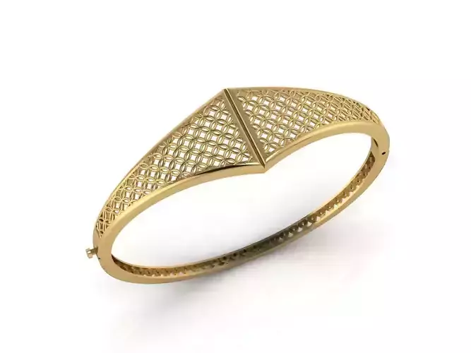 Womens Bracelets Bangles 3DM STL OBJ With Details 