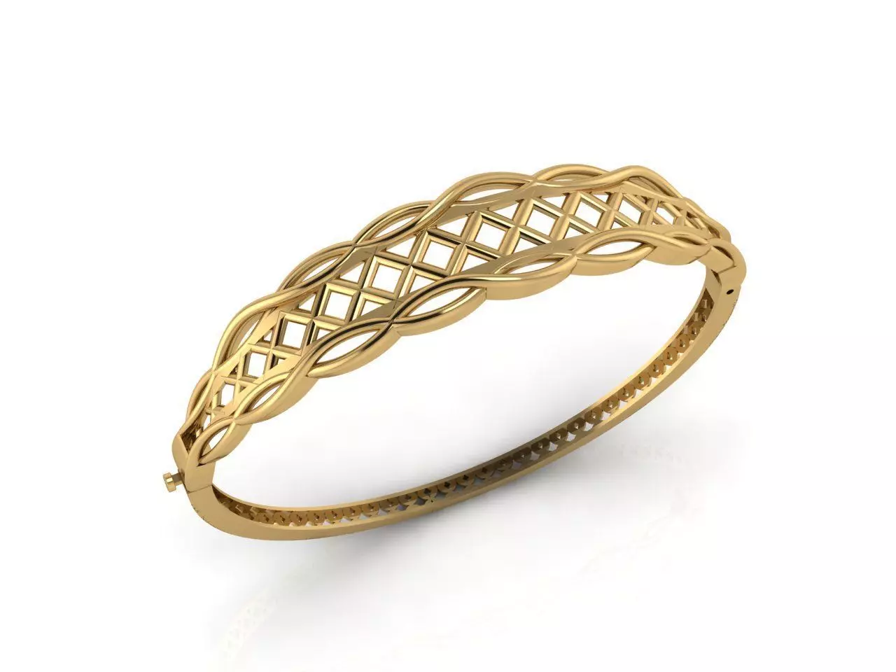 Womens Bracelets Bangles 3DM STL OBJ With Details  3D print model_0