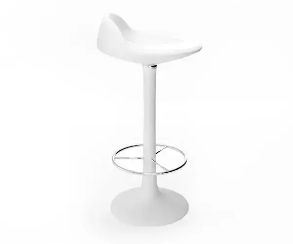 White bar chair