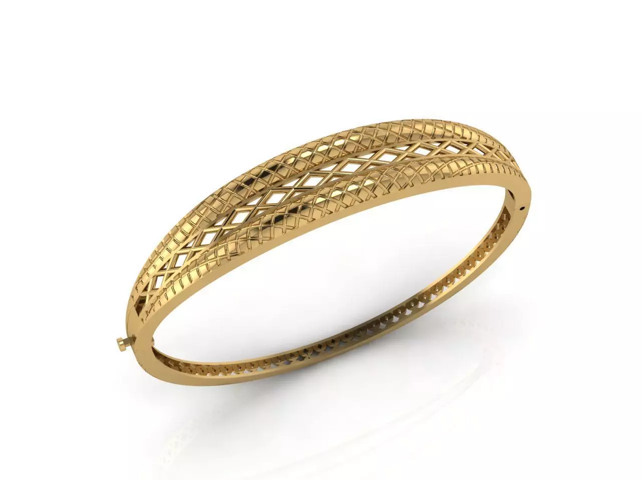 Womens Bracelets Bangles 3DM STL OBJ With Details  3D print model_0